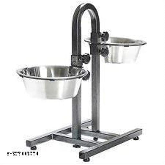 Stainless Steel Feeding Bowls for Pet (Multicolor, L)